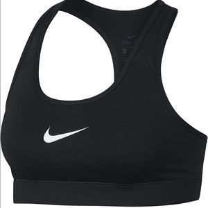 Black Nike sports bra.